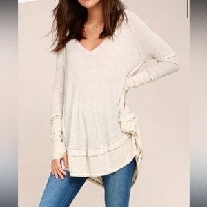 Free people size Small long sleeve top